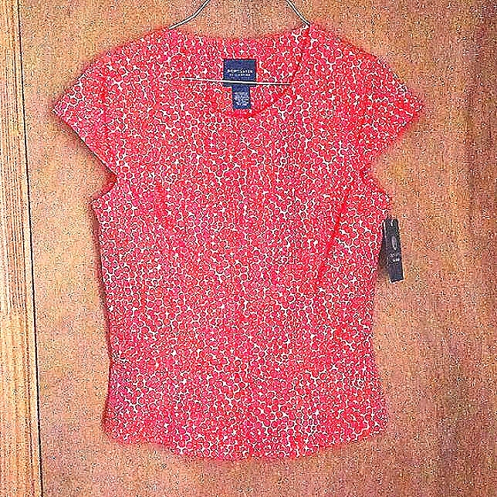 DONCASTER Collection NWT Peplum Blouse-Size 2